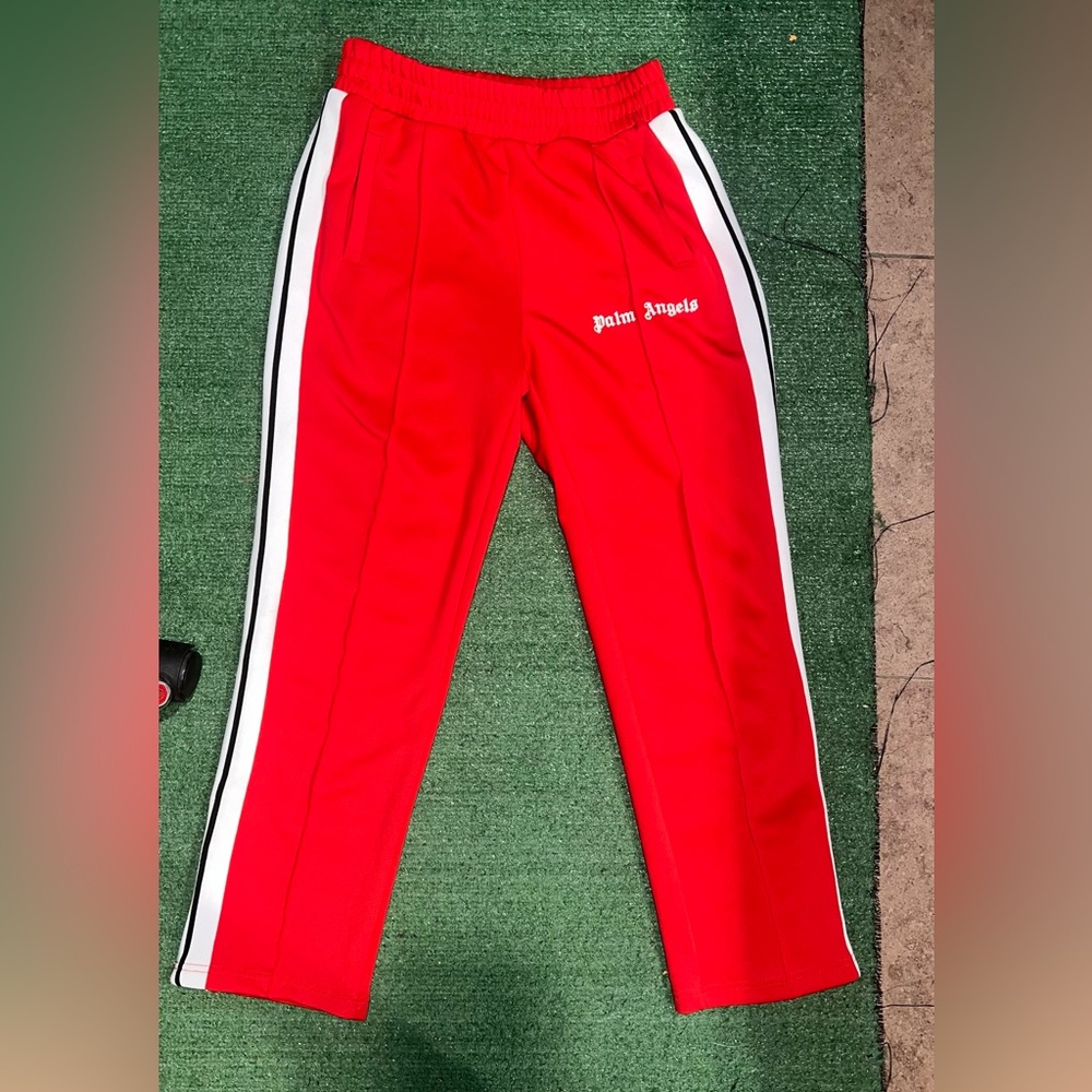 Palm Angels Red Track Pants